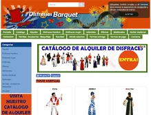 Tablet Screenshot of disfressesbarquet.com